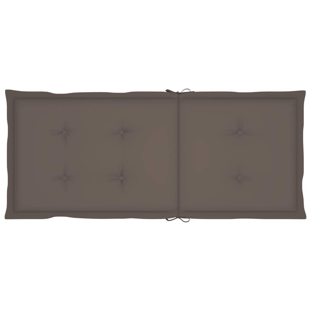 Chaises inclinables bois acacia gris 57 x 69 x 110 cm - PANGIVO - Image 8