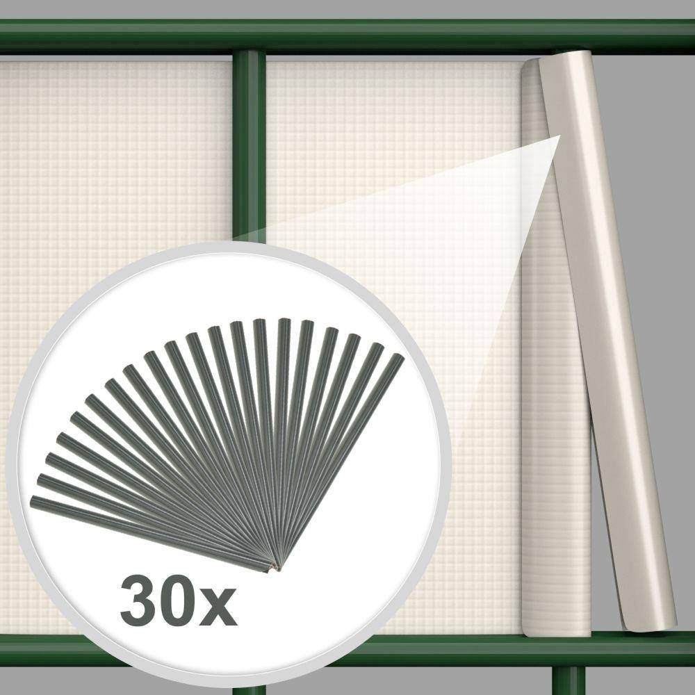 Helloshop26 - Brise vue brise vent film anti regards clôture paravent PVC gris 70 m - Image 3