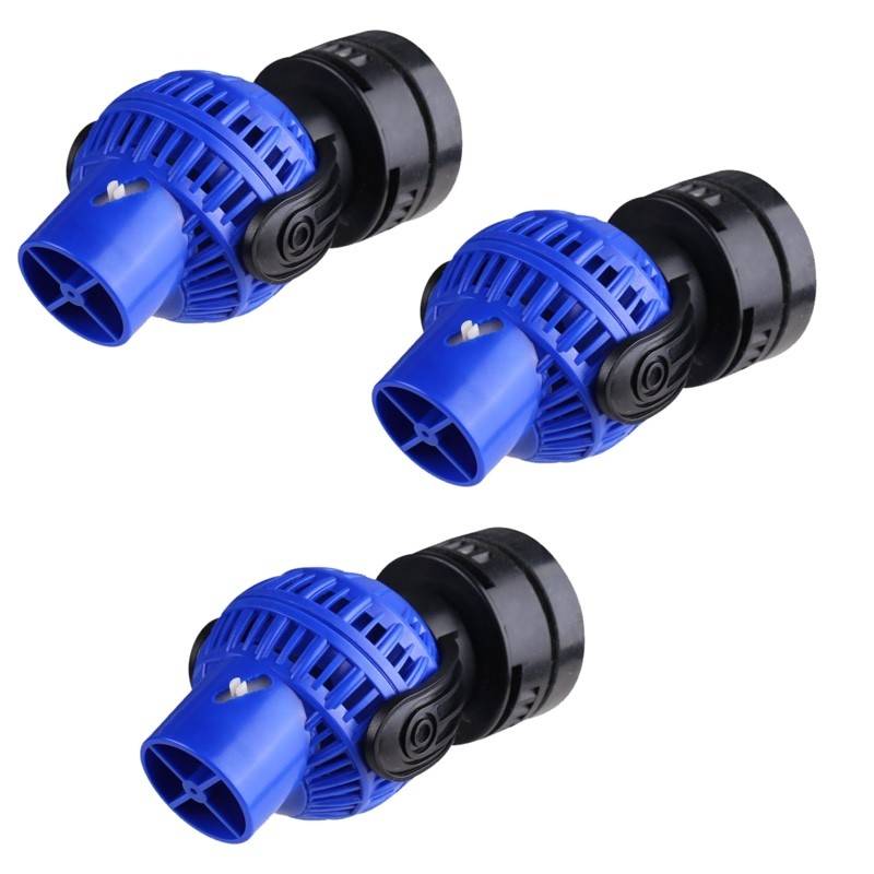 3 Pompes De Brassage Large Flux Diffus 10000 l/h Pour Aquariums marins et eau douce