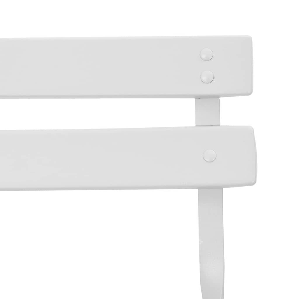 Prolenta Premium - Chaises de jardin métal blanc 42 x 46 x 82 cm - Prolenta premium p353.2 - Image 9