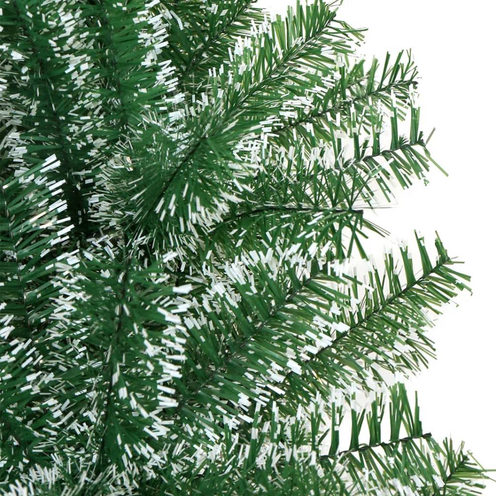 Vidaxl - Sapin de Noël artificiel avec neige floquée vert 210 cm vidaXL 357775 - Image 5