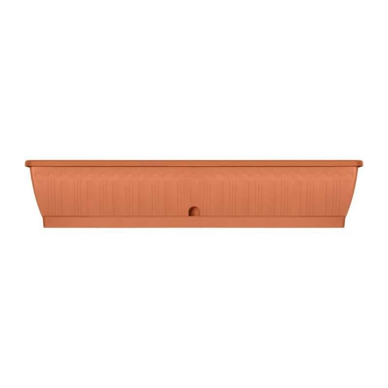 Garden ID - Jardiniere - Garden Id Terraflor - Terra 100 Cm - Solidité - Réserve D'eau - Recyclé & 100% Recyclable - Volume Pour Plantes.