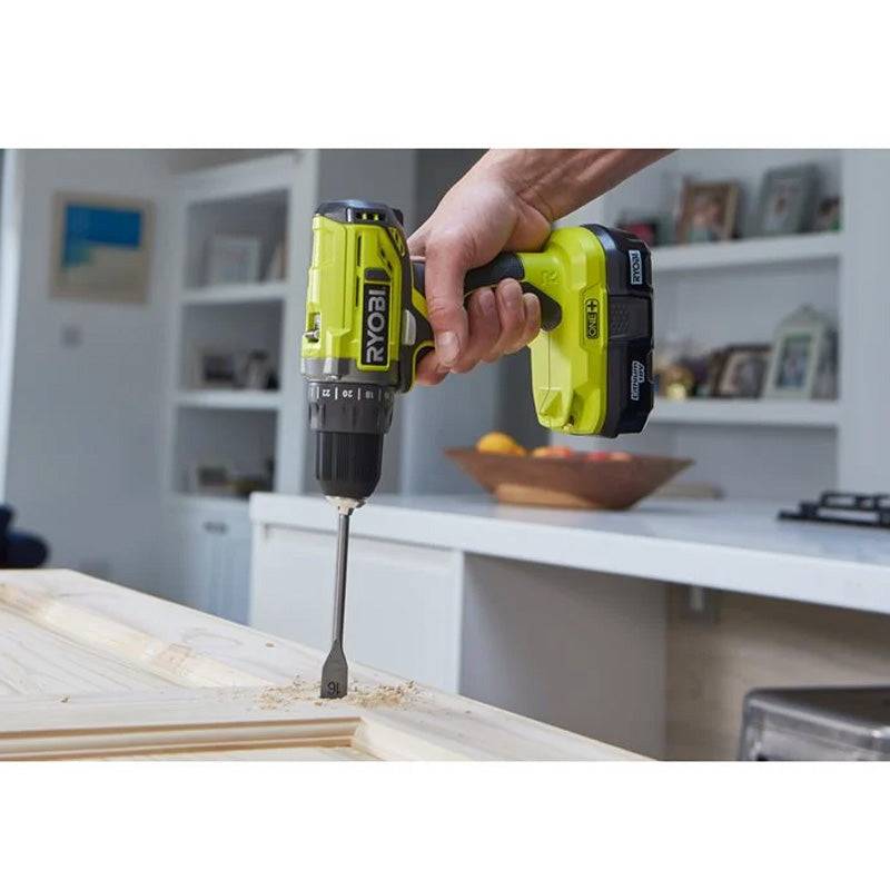 Ryobi - Perceuse Visseuse RYOBI - R18DD2-220S - 18V One Plus - 2 batteries 2,0Ah - 1 chargeur - Image 3