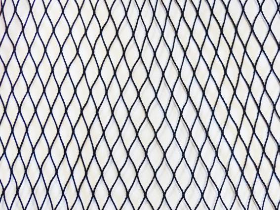 Filet pêche en étang - 6mm - Polyamide 1.80m x 40m Noir