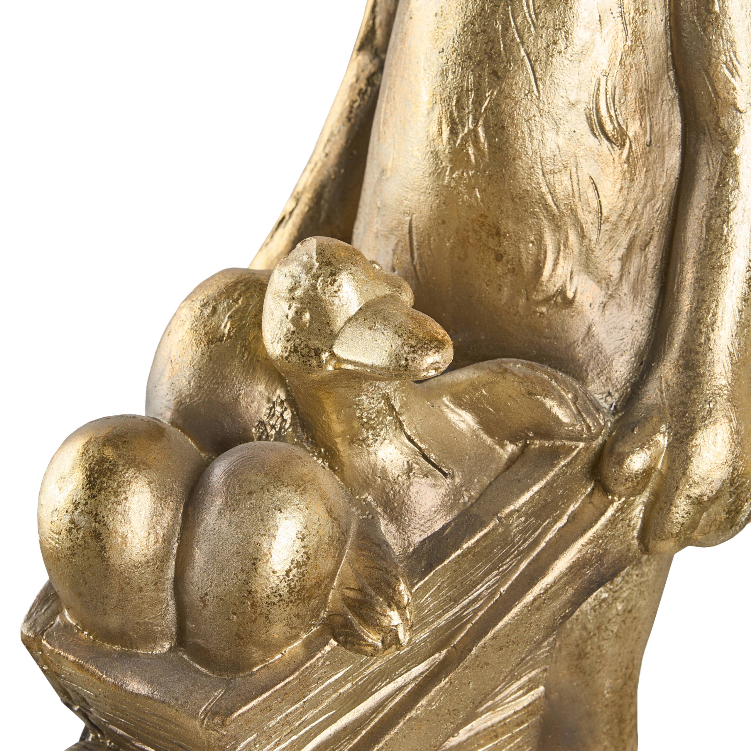 Beliani - Statue de jardin Oxyde de magnésium Doré SKAMBY - 28x34x72- Beliani - Image 7