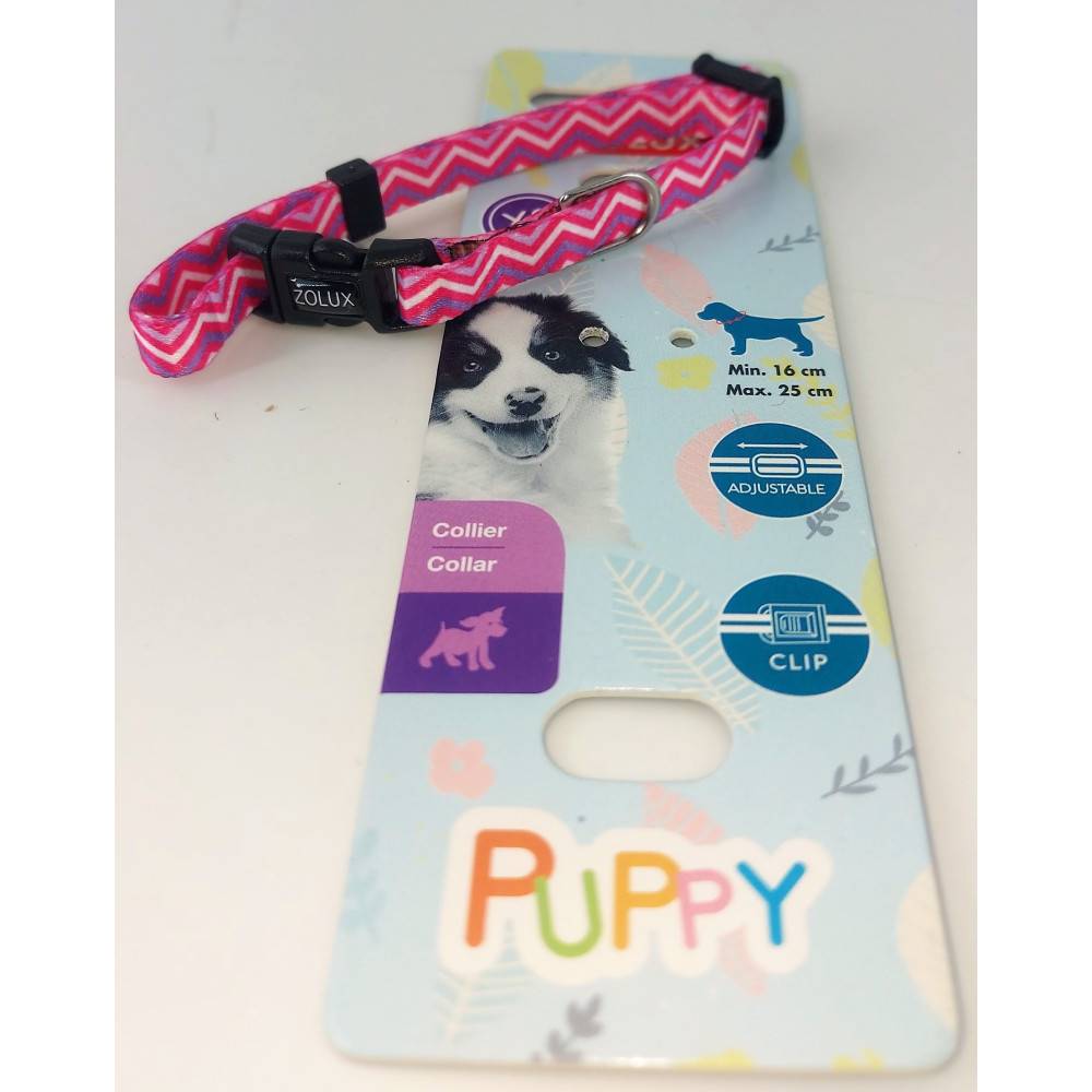 Zolux - zolux - Collier PUPPY PIXIE 8 mm 16 à 25 cm couleur rose pour chiots - Image 8