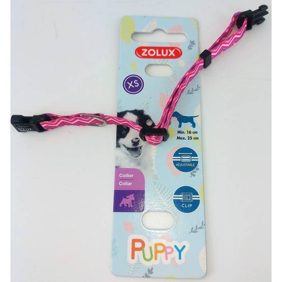 Zolux - zolux - Collier PUPPY PIXIE 8 mm 16 à 25 cm couleur rose pour chiots - Image 7