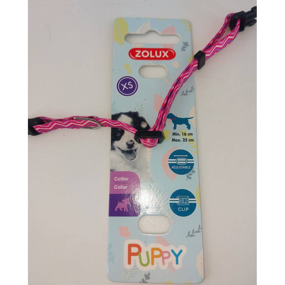 Zolux - zolux - Collier PUPPY PIXIE 8 mm 16 à 25 cm couleur rose pour chiots - Image 6