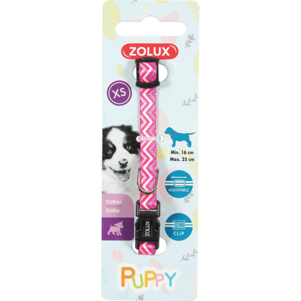 Zolux - zolux - Collier PUPPY PIXIE 8 mm 16 à 25 cm couleur rose pour chiots - Image 2