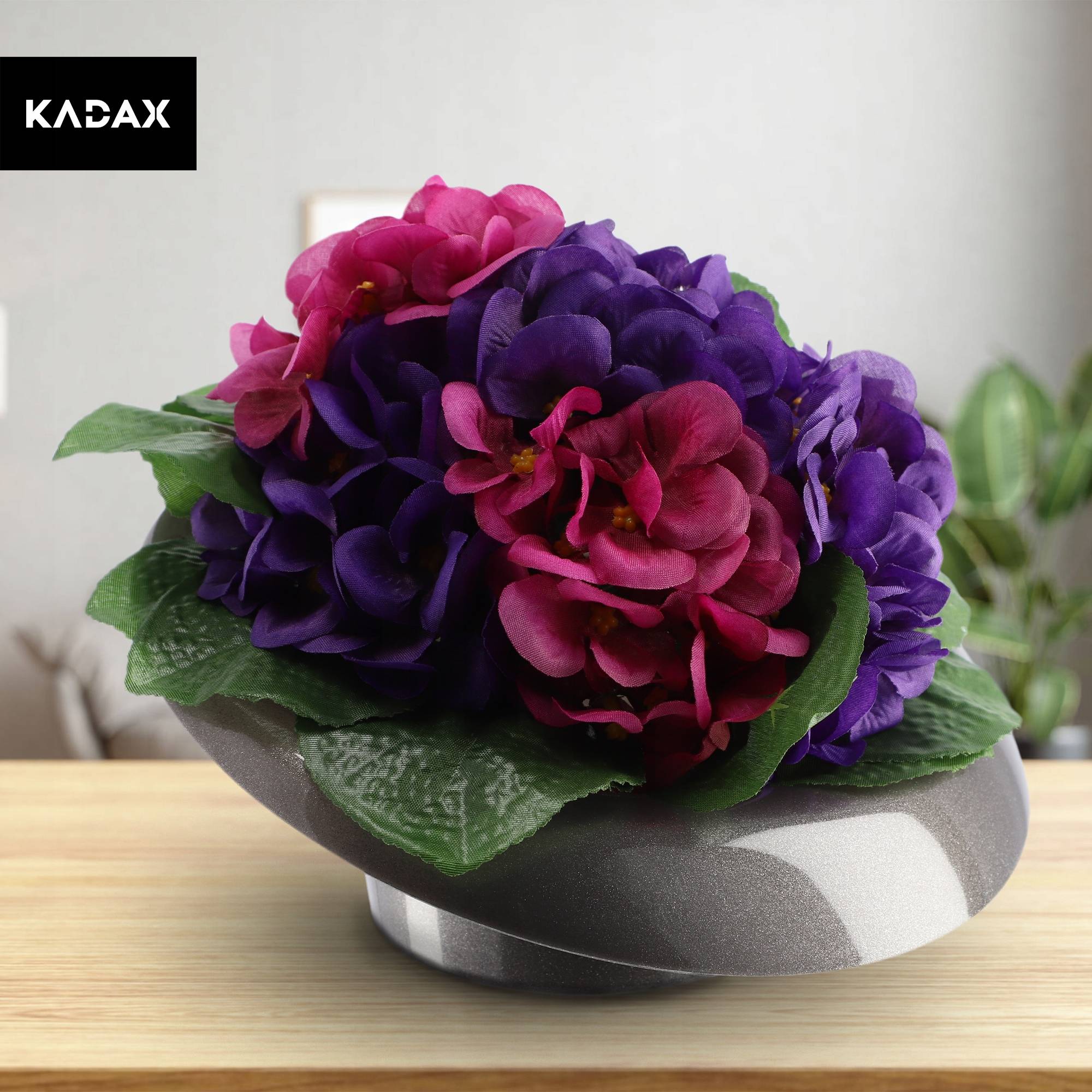 Ikebana Pot Fleur Japonais Graphite, Élégance et Originalité, 9 cm - Image 8