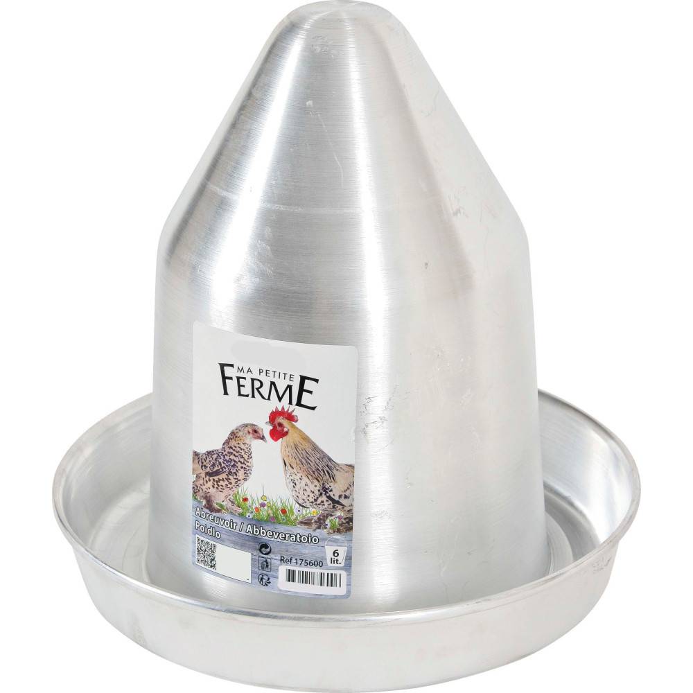 Zolux - zolux - Abreuvoir en aluminium, capacité 6 litres basse cour - Image 1
