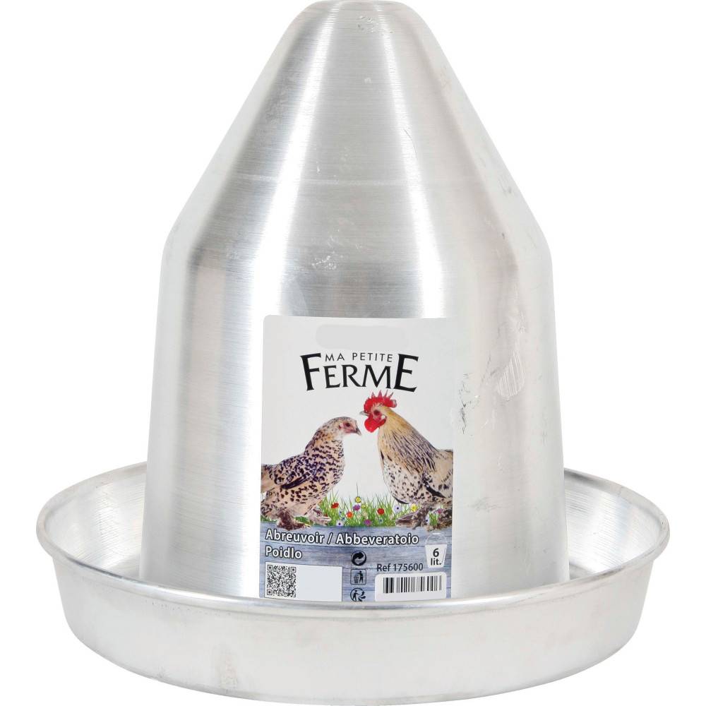 Zolux - zolux - Abreuvoir en aluminium, capacité 6 litres basse cour - Image 2