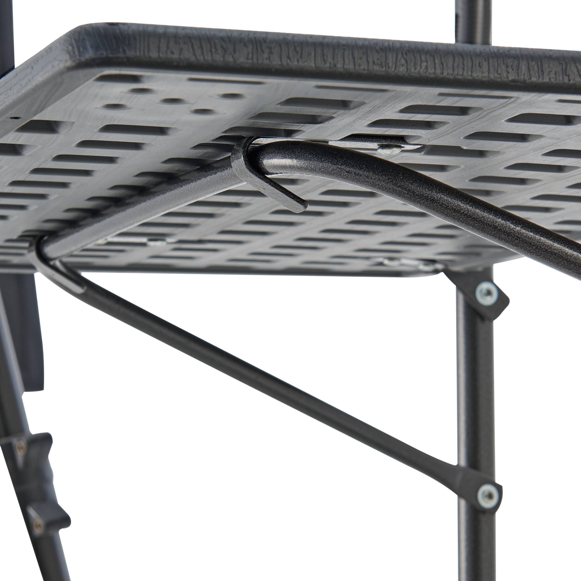 Table de balcon suspendue Badolato rabattable et réglable en hauteur 83,5 x 60 x 60 cm [en.casa] - Image 6