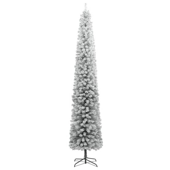 ComfortXL - Sapin de Noël artificiel enneigé mince 300 cm PVC gain de place – ComfortXL Outdoor Living - Image 2
