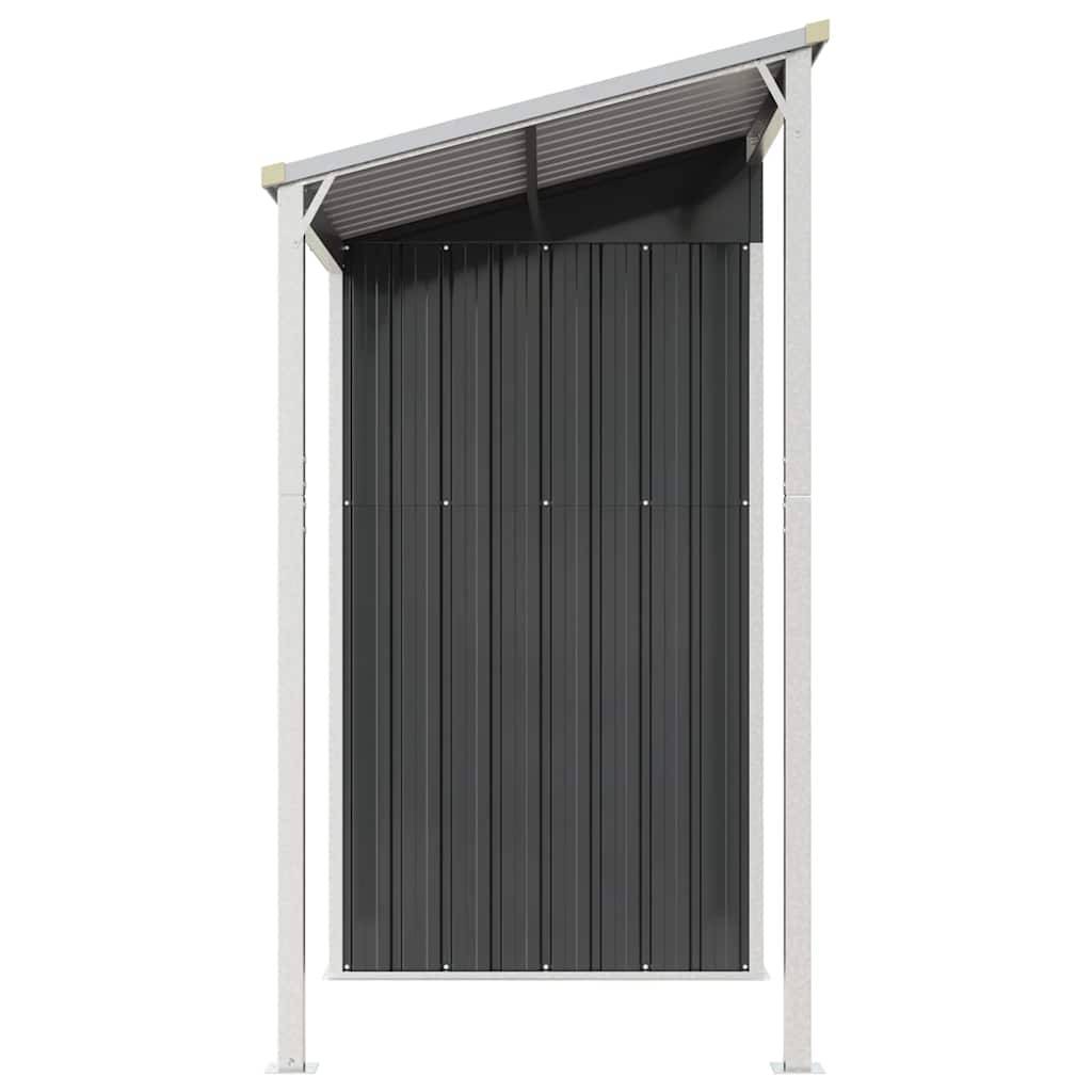 Vidaxl - Abri de jardin avec toit prolongé anthracite 277x107x181 cm vidaXL 364526 - Image 6
