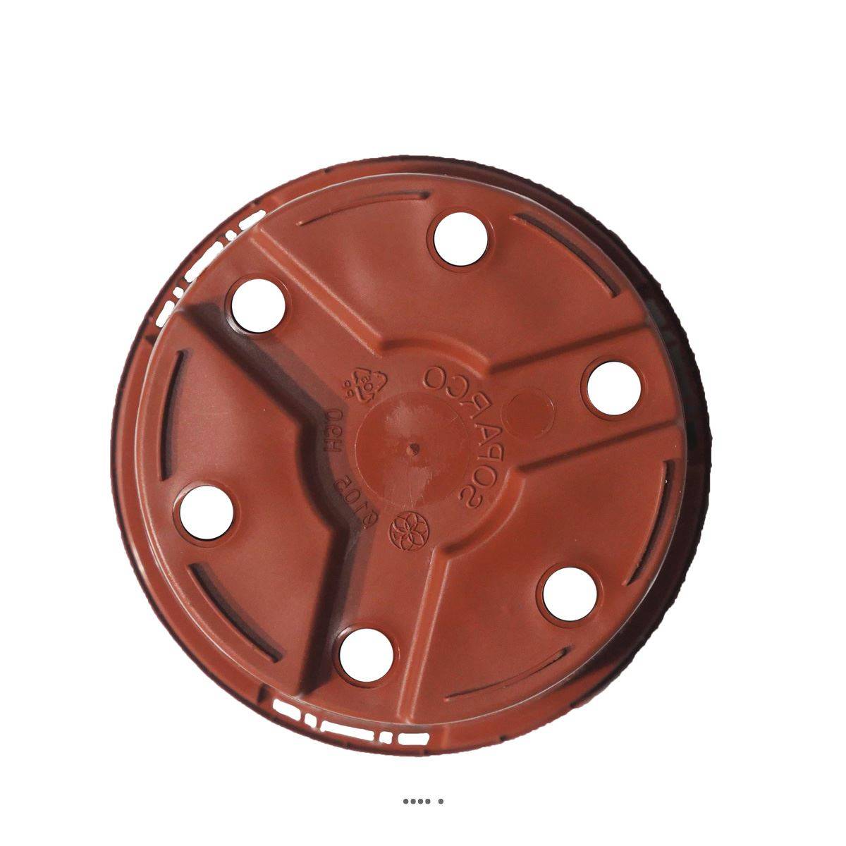 Artificielles - Pot conteneur Plastique Godet de plantation 10 cm Marron - dimlon: 10 cm - couleur: Marron - Image 2
