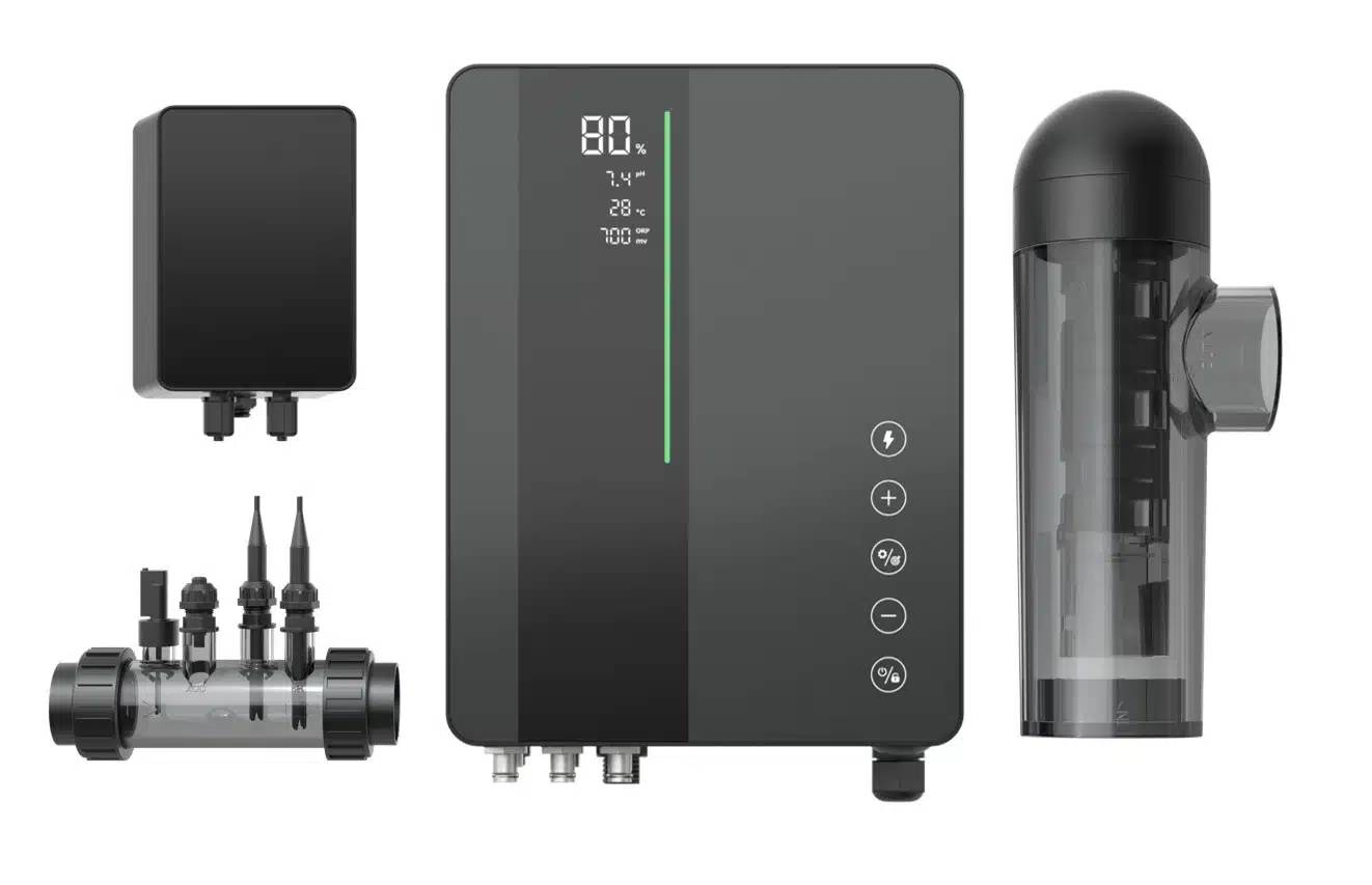 Électrolyseur au sel Ares Inverclear aquark WIFI Inverter 12000h low salt - 22g/h + pH + redox