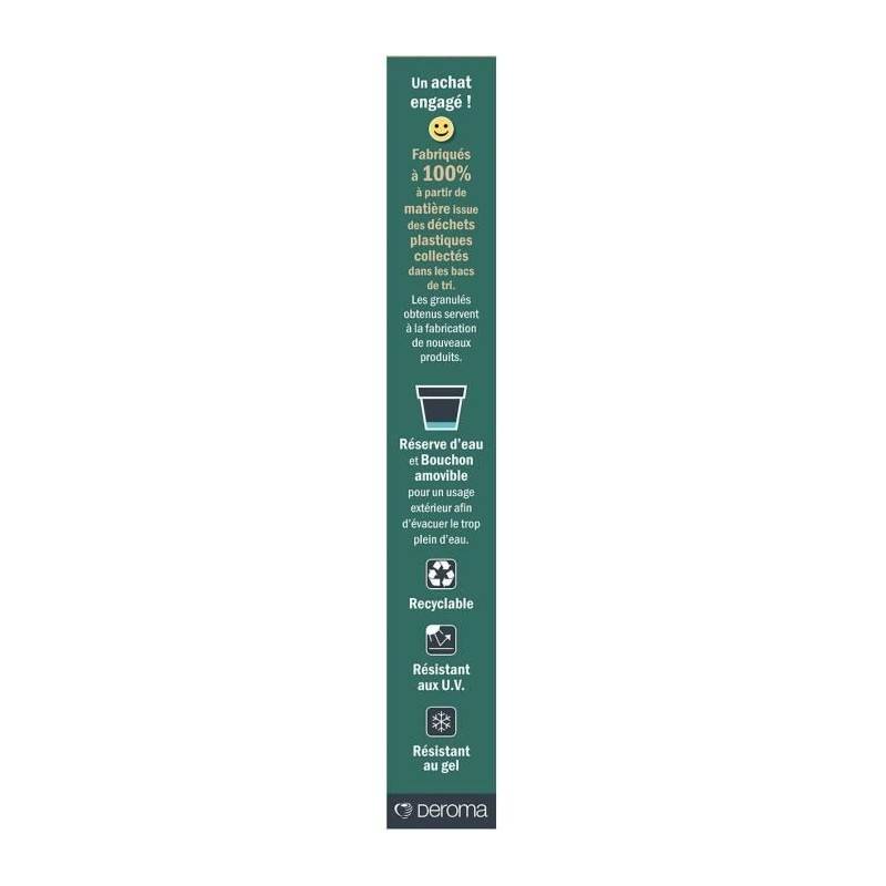 Deroma - Jardiniere - Deroma - Muret Save R - 75l - 79cm - Gris Foncé - Image 5
