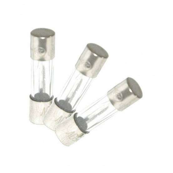 Lot de 3 fusibles verre 10 A, 5 x 20 mm
