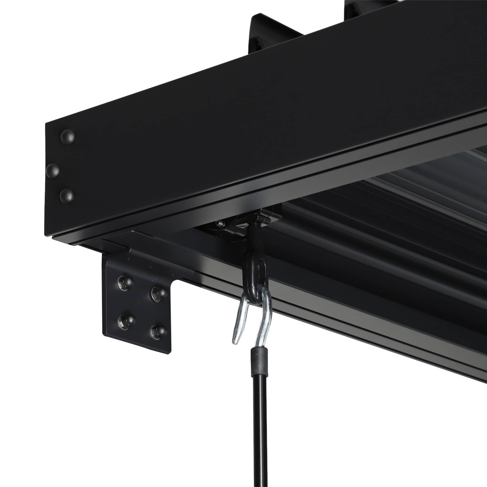 sweeek - Pergola bioclimatique aluminium adossée lames orientables 3x3m Palace noir | sweeek - Image 5