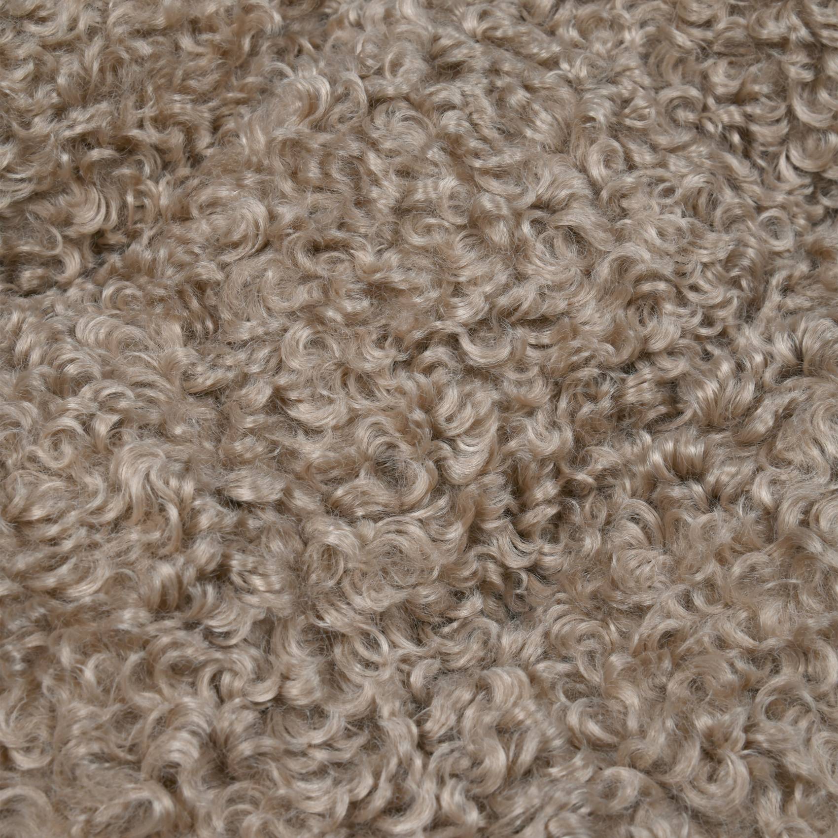 Lovely Casa - Galette de chaise - Effet bouclette - LOVELY CASA - Polyester - Taupe - Image 2