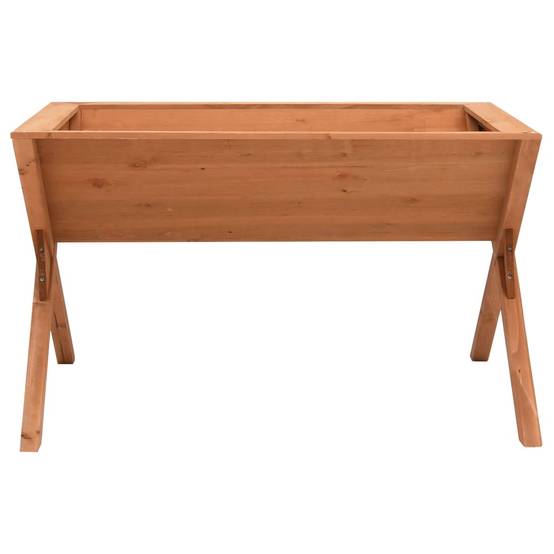 Jardinière en Bois de Sapin Design Cône sur Pieds pour Terrasse et Jardin Brun 90 cm – ComfortXL Outdoor Living - Image 2