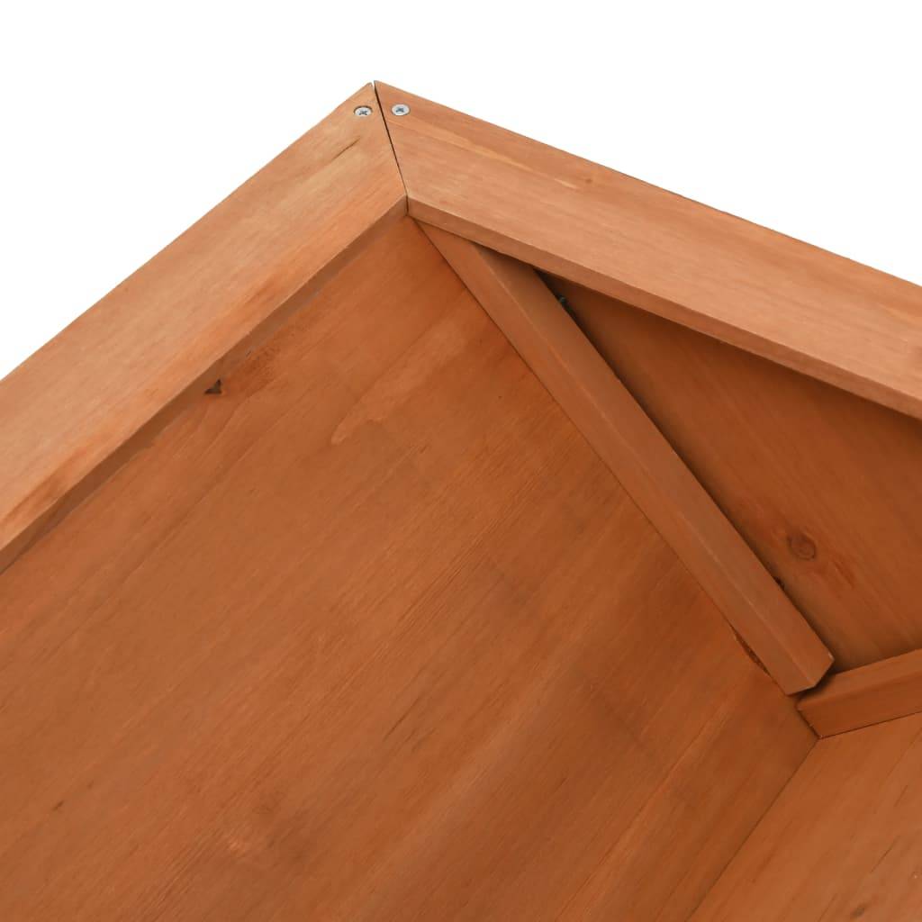 Jardinière en Bois de Sapin Design Cône sur Pieds pour Terrasse et Jardin Brun 90 cm – ComfortXL Outdoor Living - Image 4