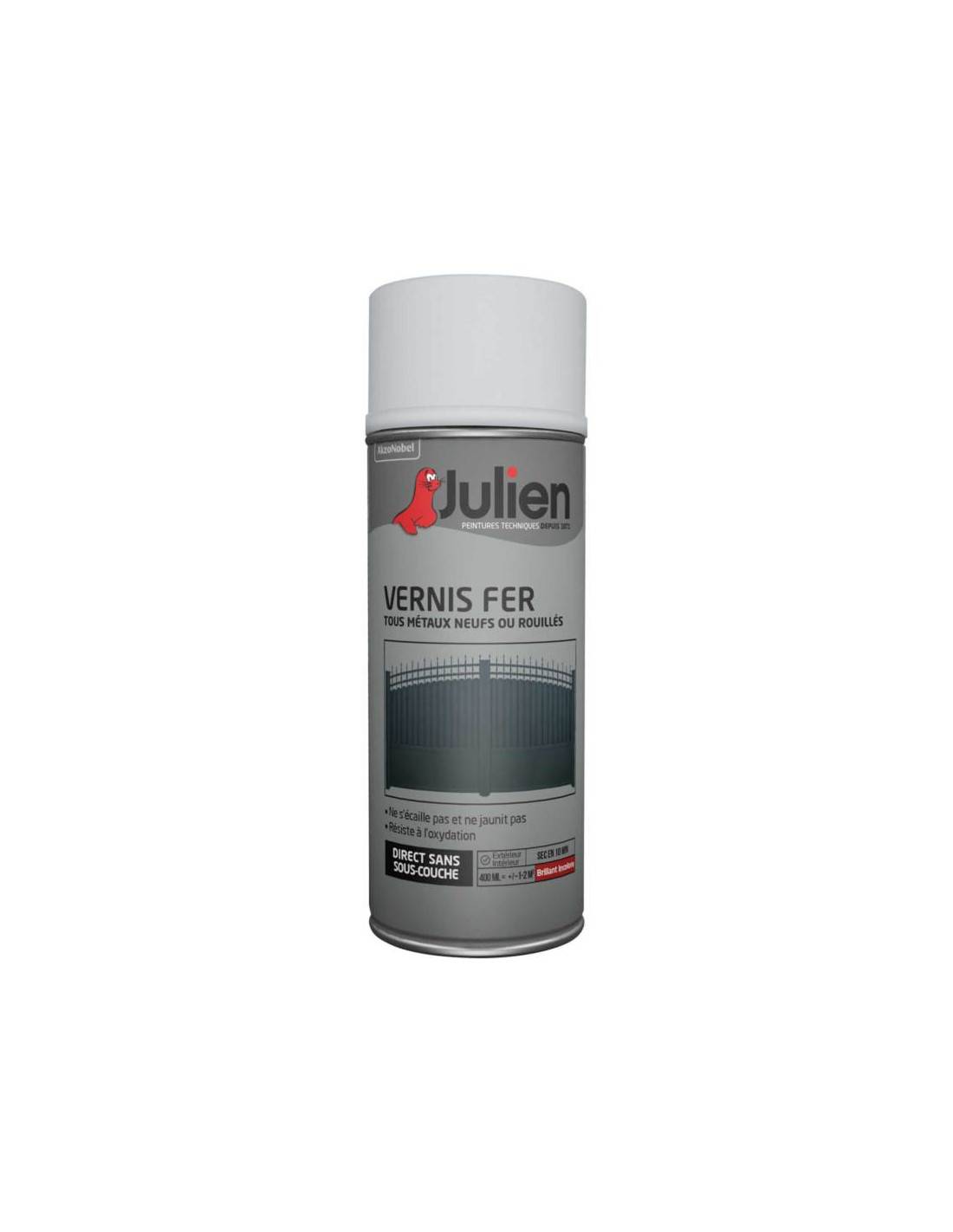 Julien - Vernis Fer Incolore Brillant 400ml - Julien