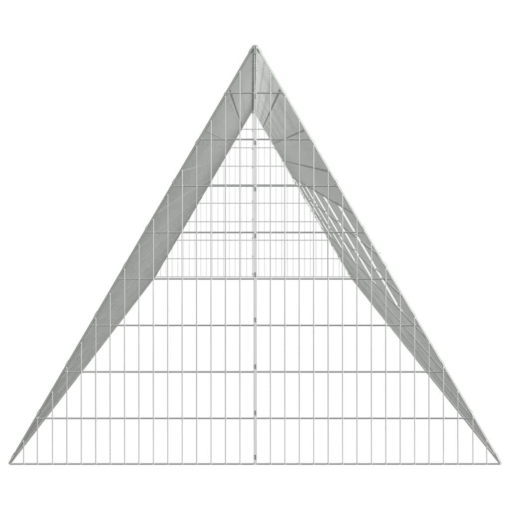 Vidaxl - Cage à poules Argent 650 x 100 x 85 cm Acier galvanisé vidaXL 3394439 - Image 8