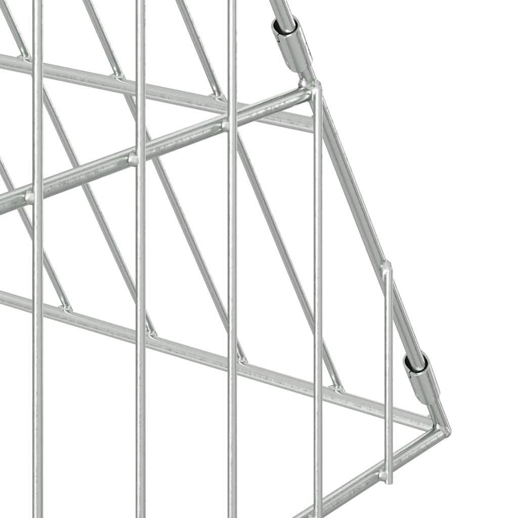 Vidaxl - Cage à poules Argent 650 x 100 x 85 cm Acier galvanisé vidaXL 3394439 - Image 10