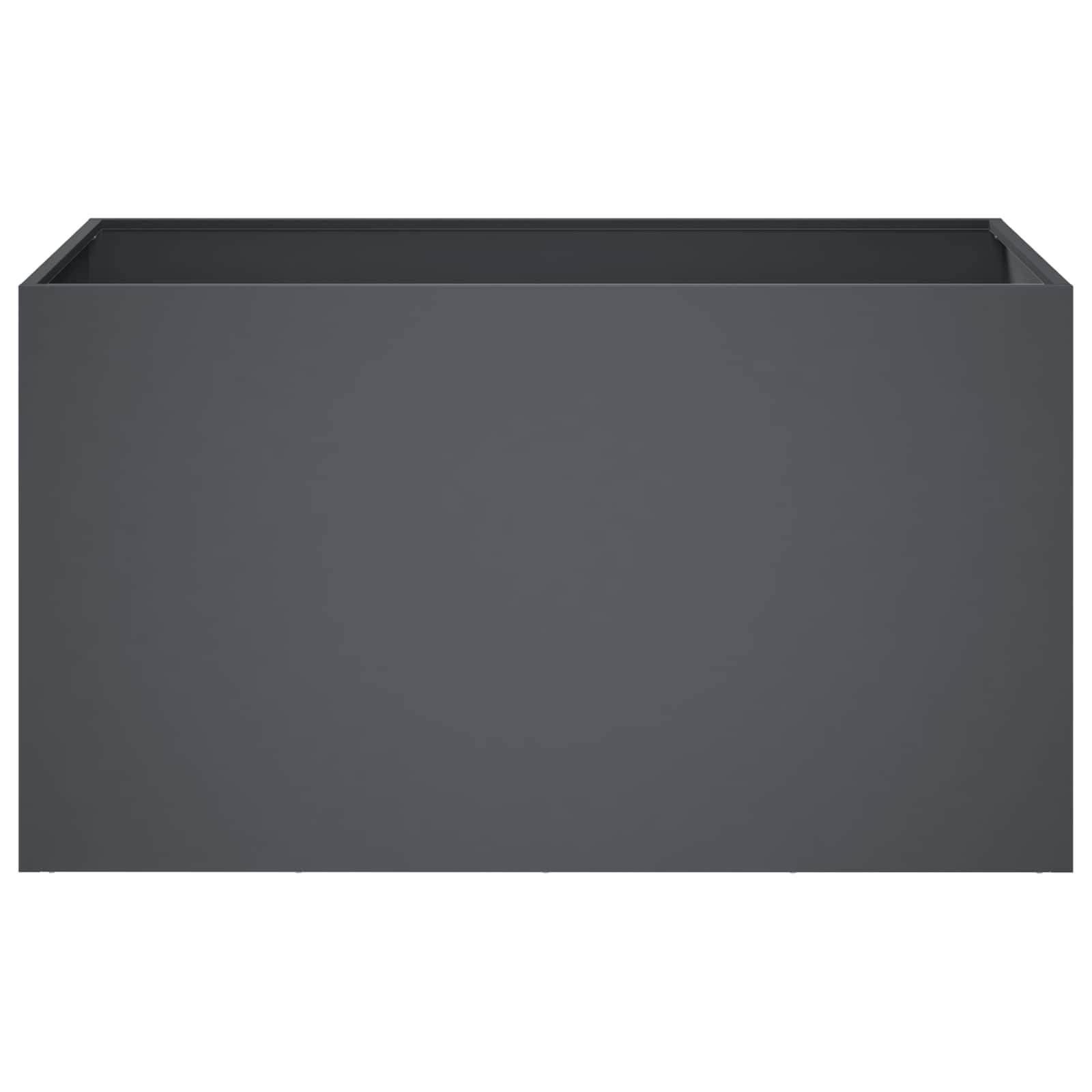 Vidaxl - Cache-pot de jardin 2 pc Anthracite 100 x 50 x 50 cm vidaXL 8005279 - Image 5