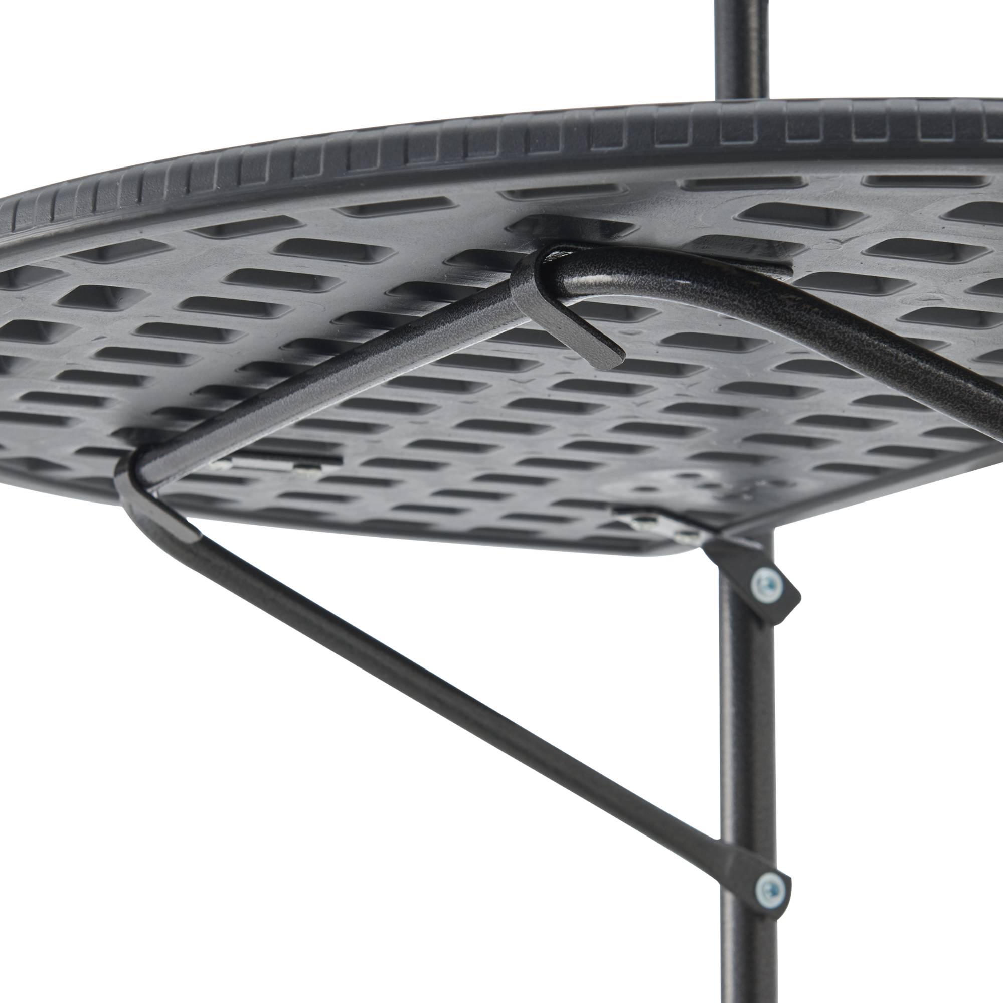 [en.casa] - Table de balcon suspendue Cicala rabattable et réglable en hauteur 83,5 x 60 x 64 cm [en.casa] - Image 6