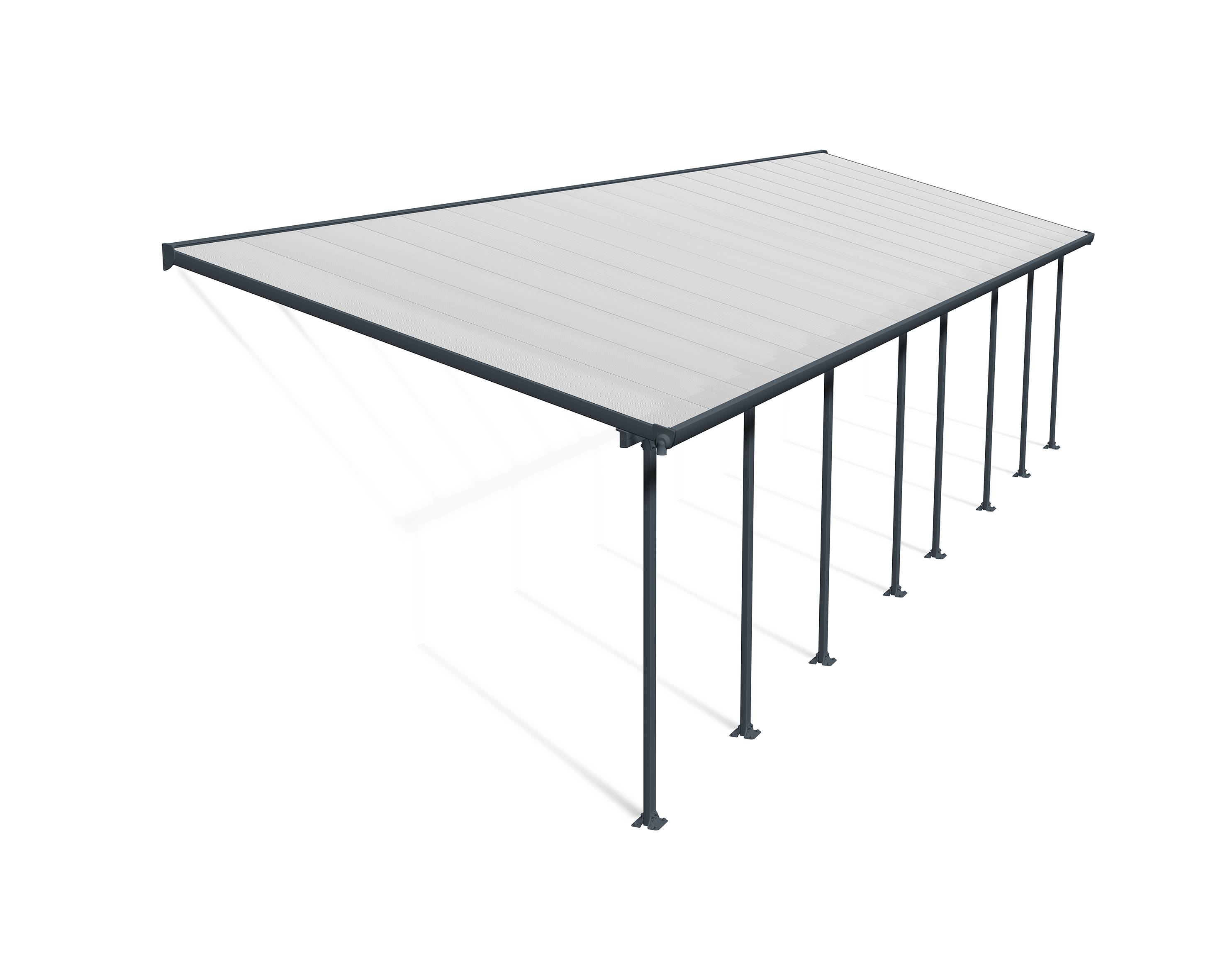Canopia - Canopia Pergola Feria 3X10,4 Grise - Image 1