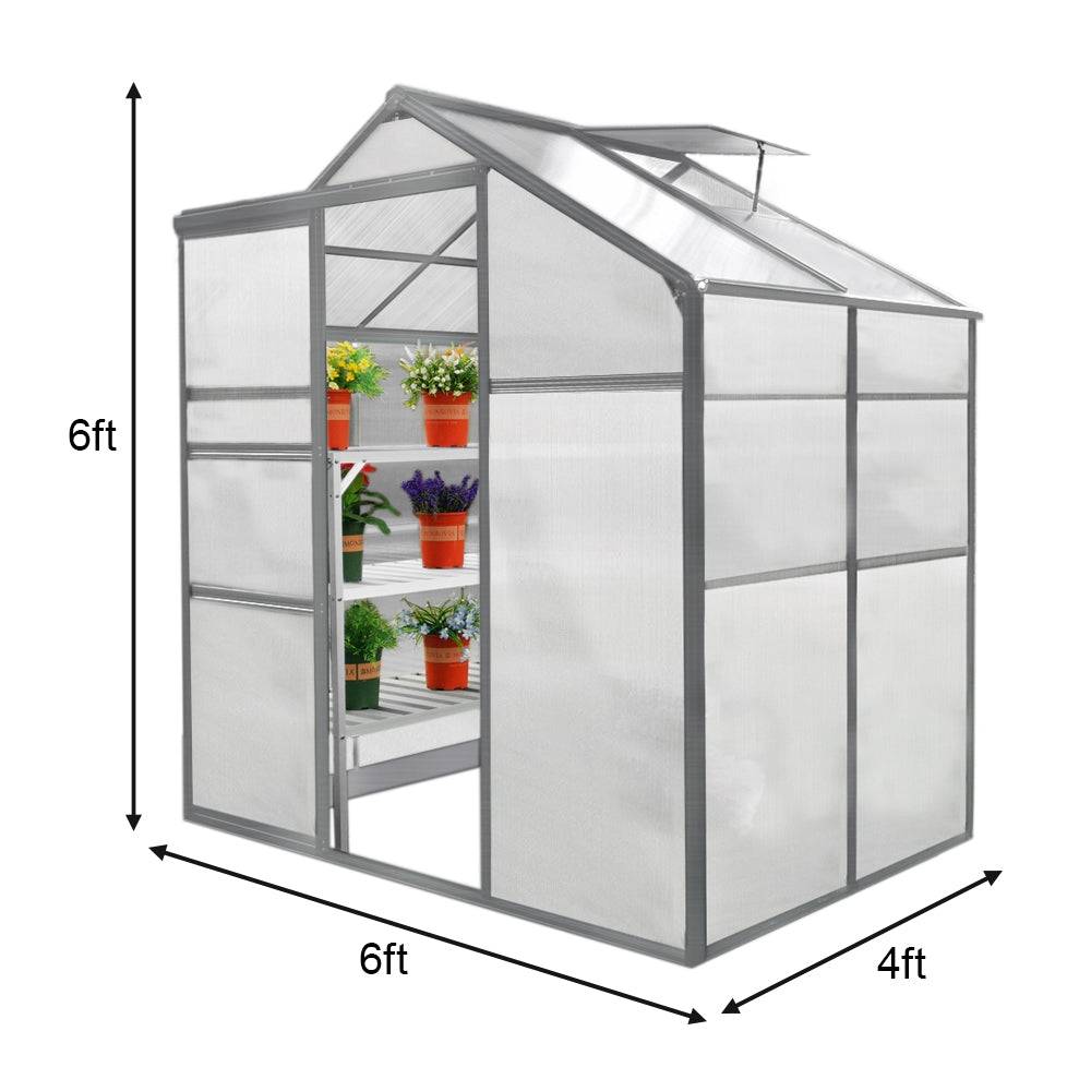 Monstershop - Serre de Jardin 1.8mx1.2m sans Base - Image 3