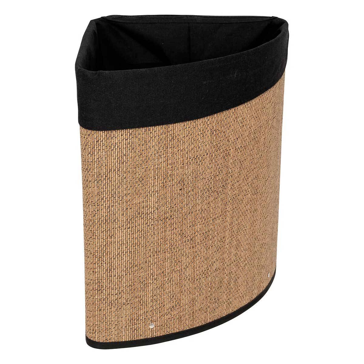 Panier à Linge d'Angle en Bambou "Tony" 48L Naturel - Image 2