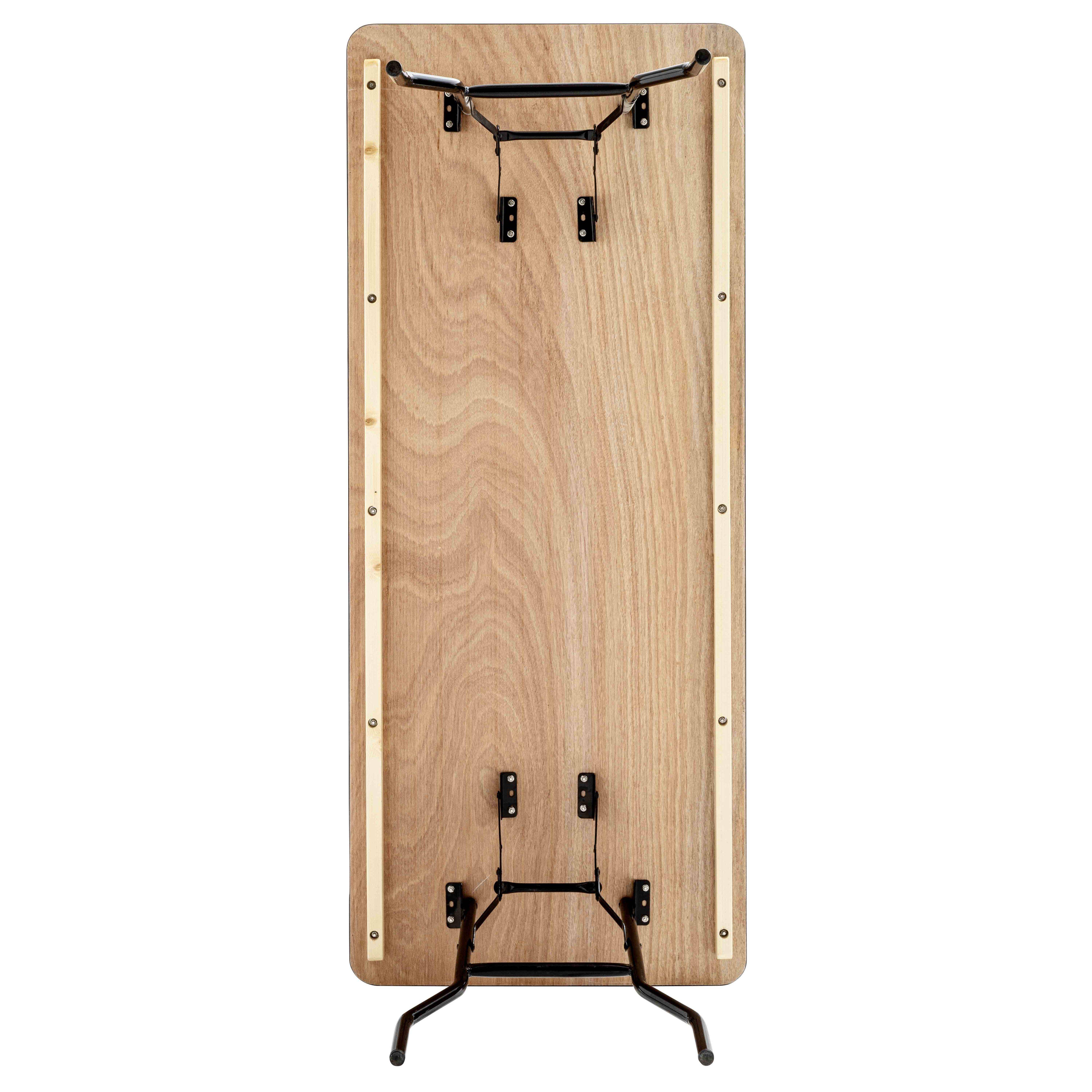 Oviala - Lot de 5 tables pliantes en bois 180 cm TABLE PRO - Oviala - Image 3
