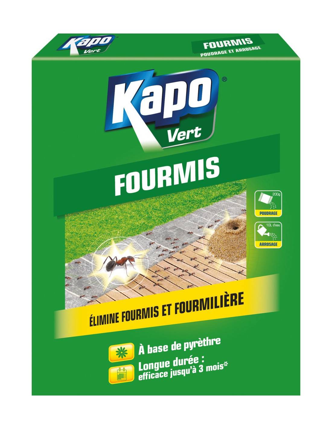 Kapo Vert - Anti Fourmis Et Fourmilières 200