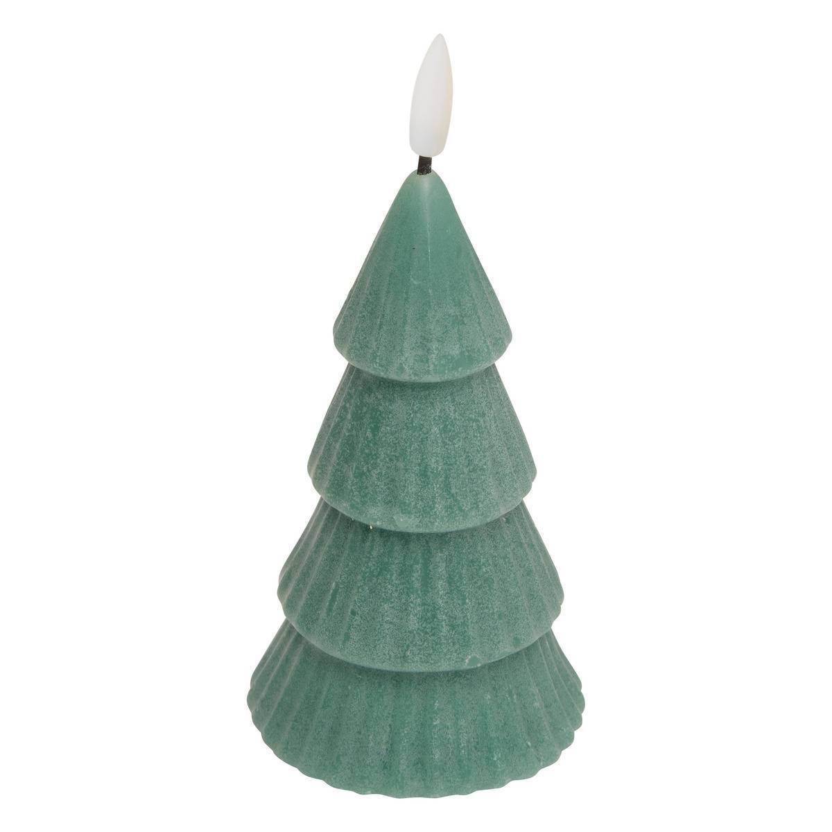 Atmosphera - Bougie LED forme sapin H.13cm vert - Feeric Lights & Christmas - Image 2
