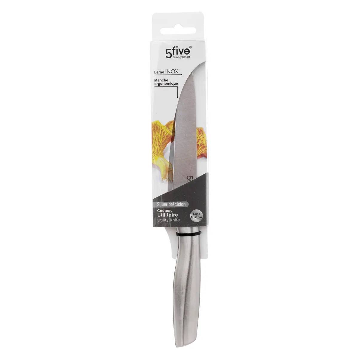 Couteau de Découpe "Inox Forgé" 24cm Gris - Image 3