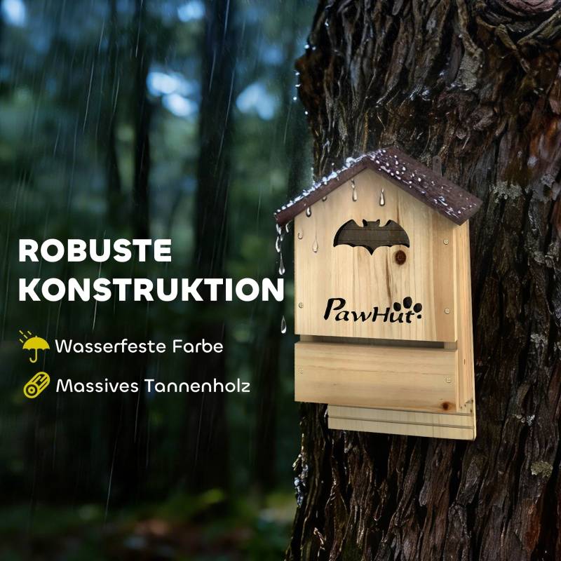 boiler Chauve-Souris en Bois,Maisons Chauves-Souris en Bois pour l'habitat d'abri | Nid Chauve-Souris en Bois réutilisable pour l'hibernation, décor en Bois boîte