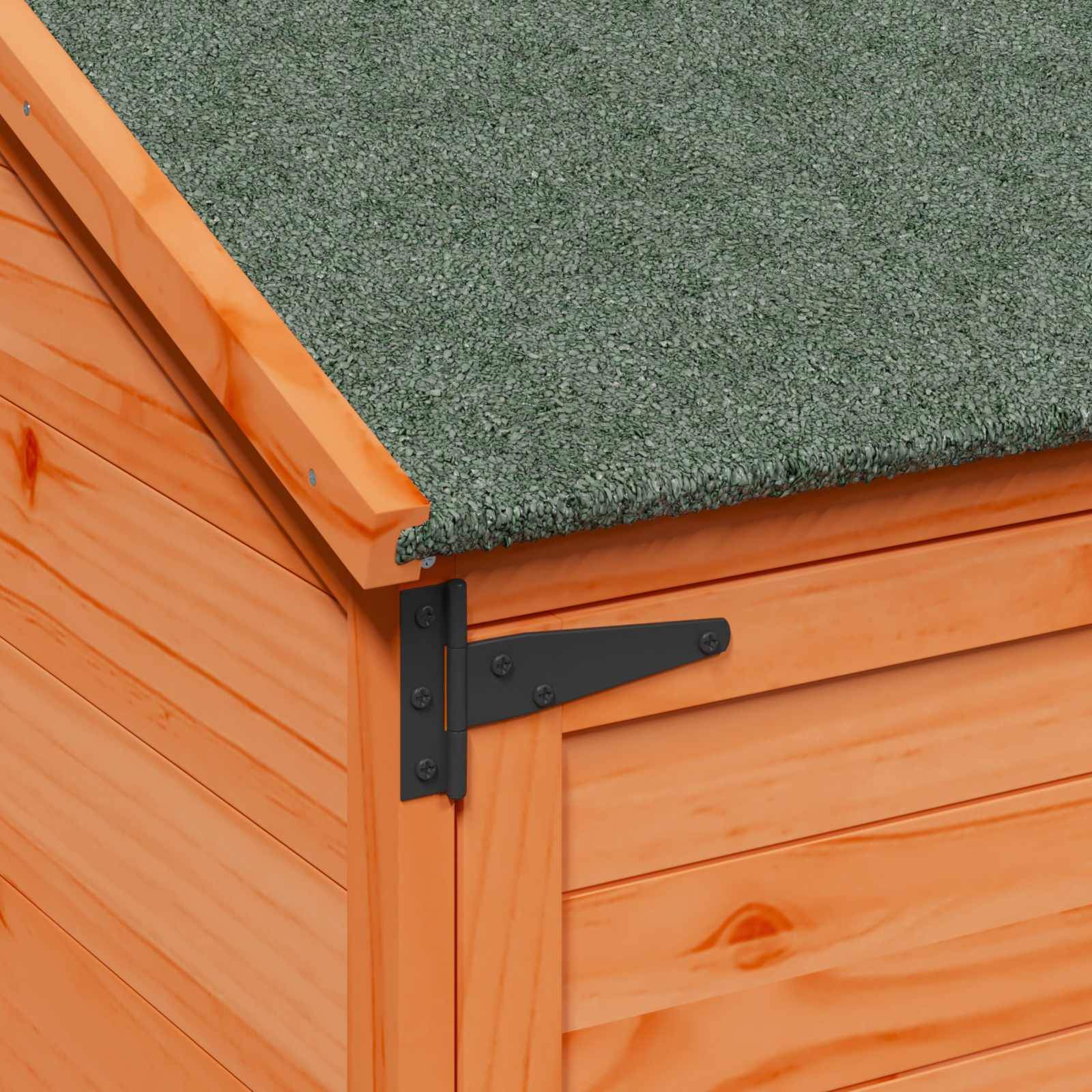 Vidaxl - Abri de jardin Marron 106,5 x 56 x 176 cm Bois de Sapin Massif vidaXL 42033451 - Image 9