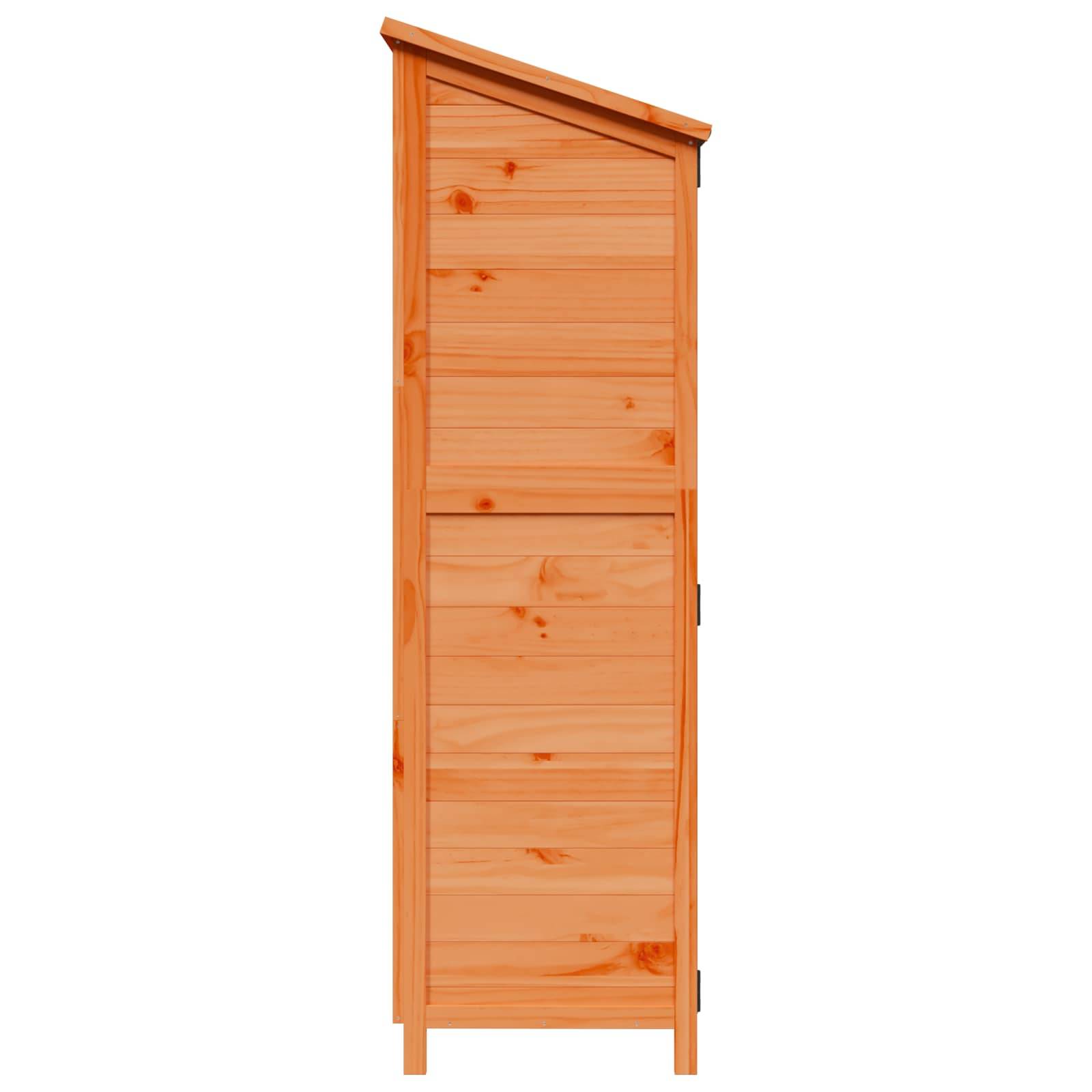 Vidaxl - Abri de jardin Marron 106,5 x 56 x 176 cm Bois de Sapin Massif vidaXL 42033451 - Image 7