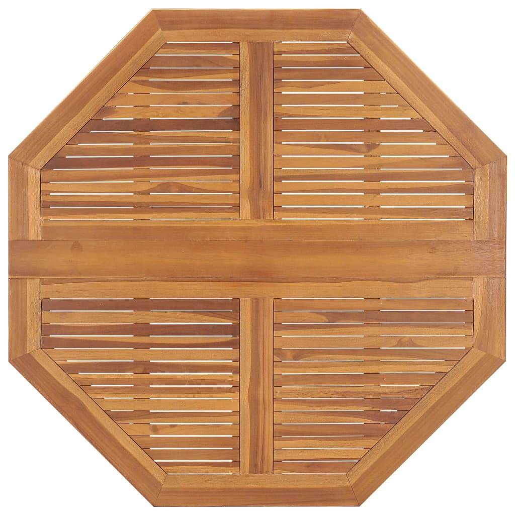 ComfortXL - Table de Jardin Carrée Pliable 110cm en Bois de Teck Massif, Robuste et Pratique – ComfortXL Outdoor Living - Image 4