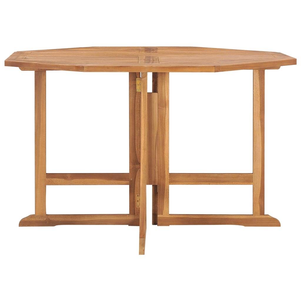 ComfortXL - Table de Jardin Carrée Pliable 110cm en Bois de Teck Massif, Robuste et Pratique – ComfortXL Outdoor Living - Image 3