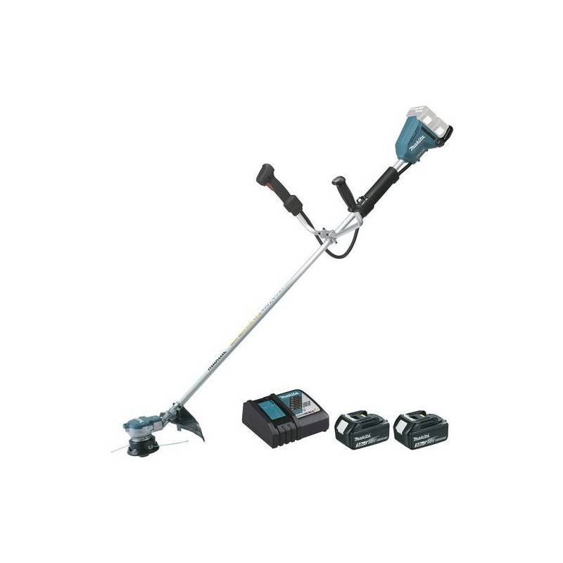 Makita - Débroussailleuse / Coupe-herbe LXT 36 V (2 x 18V) - MAKITA - avec 2 batteries 18v 3.0Ah - chargeur rapide - DUR368ARF2