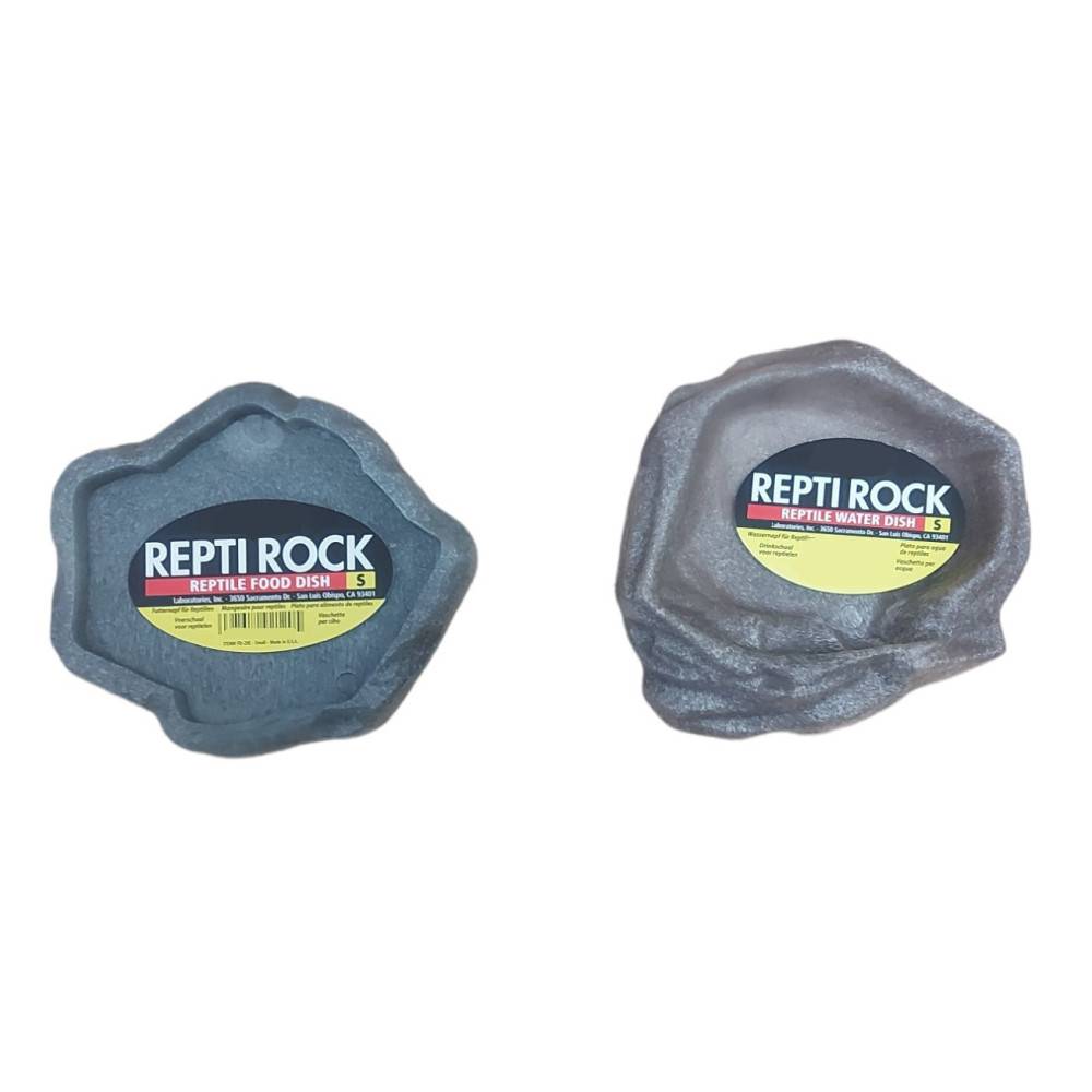 Lot d'abreuvoir et mangeoire taille S pour reptiles - Image 2