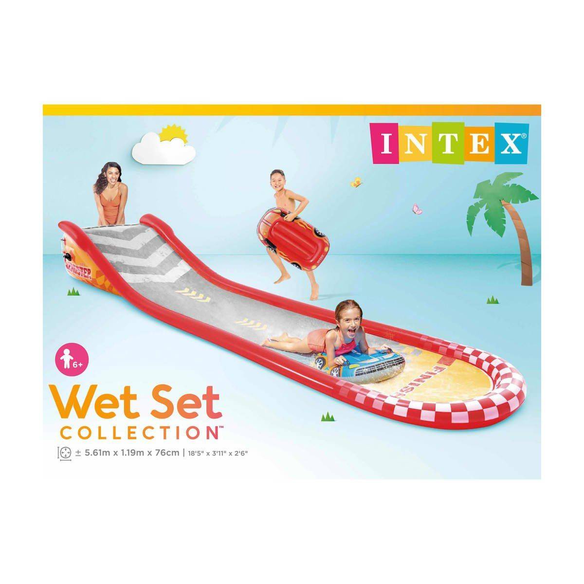 Intex - Aire de jeux gonflable Gliss party Formule 1 Intex - Image 5
