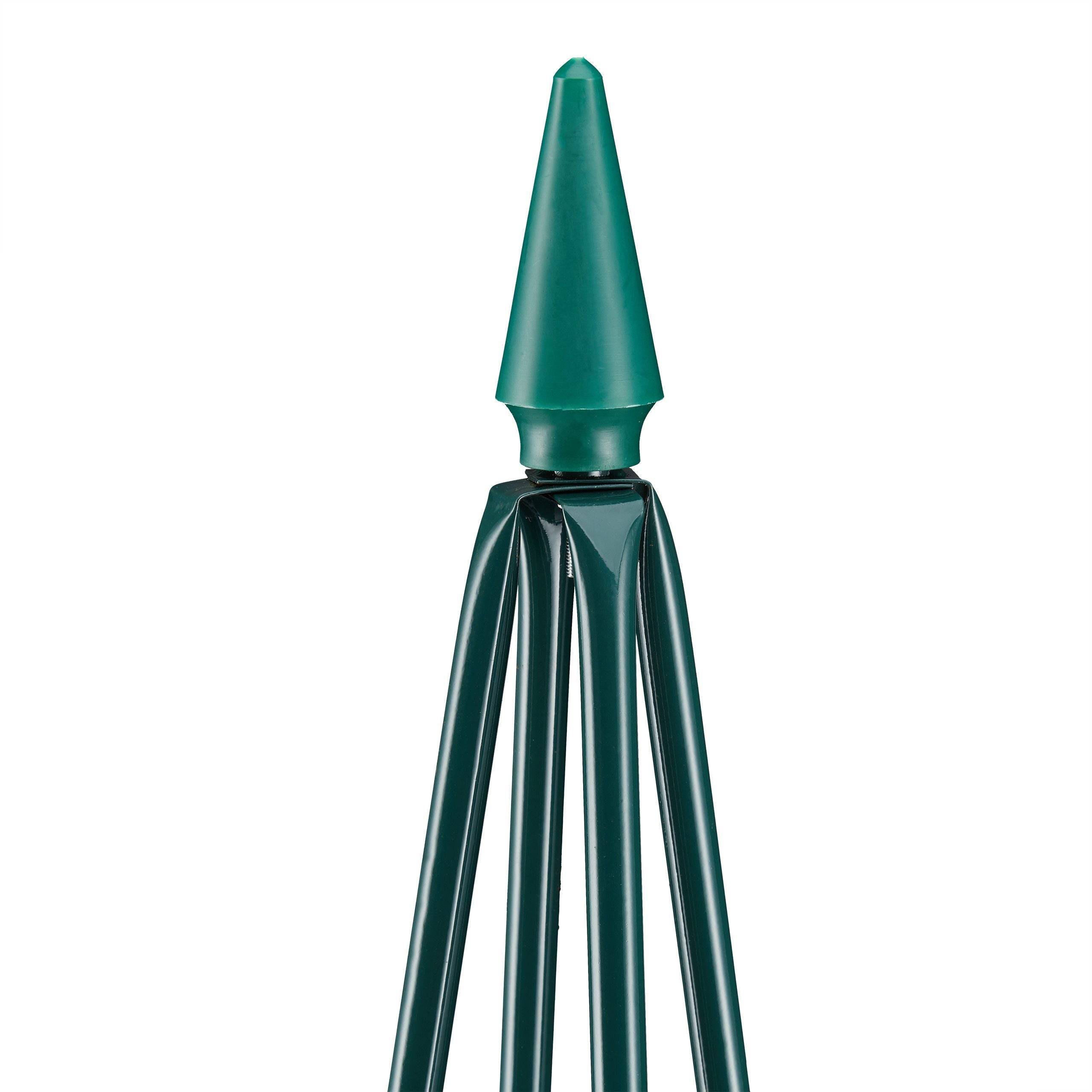 Tuteur jardin pyramide rosier plante 192 cm vert - Image 2