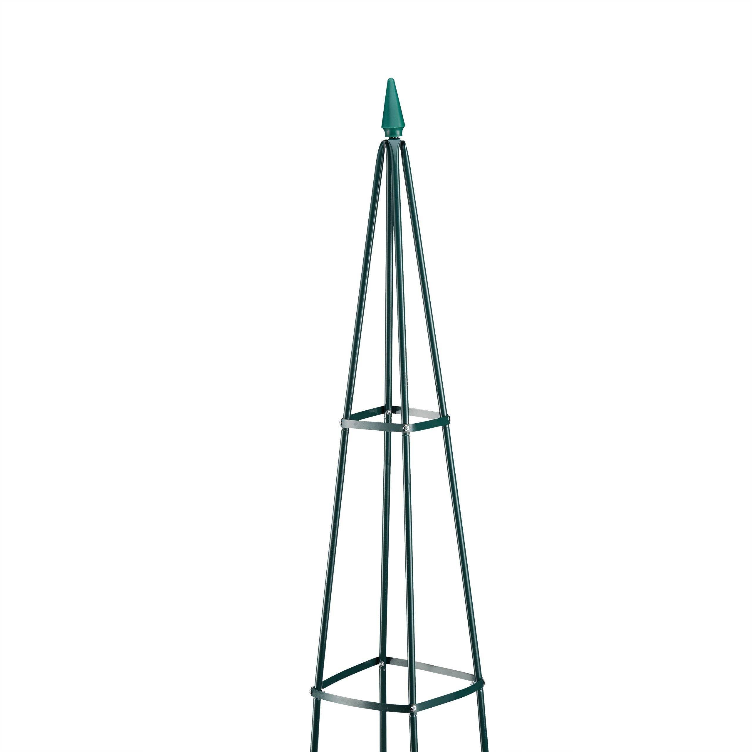 Tuteur jardin pyramide rosier plante 192 cm vert - Image 3