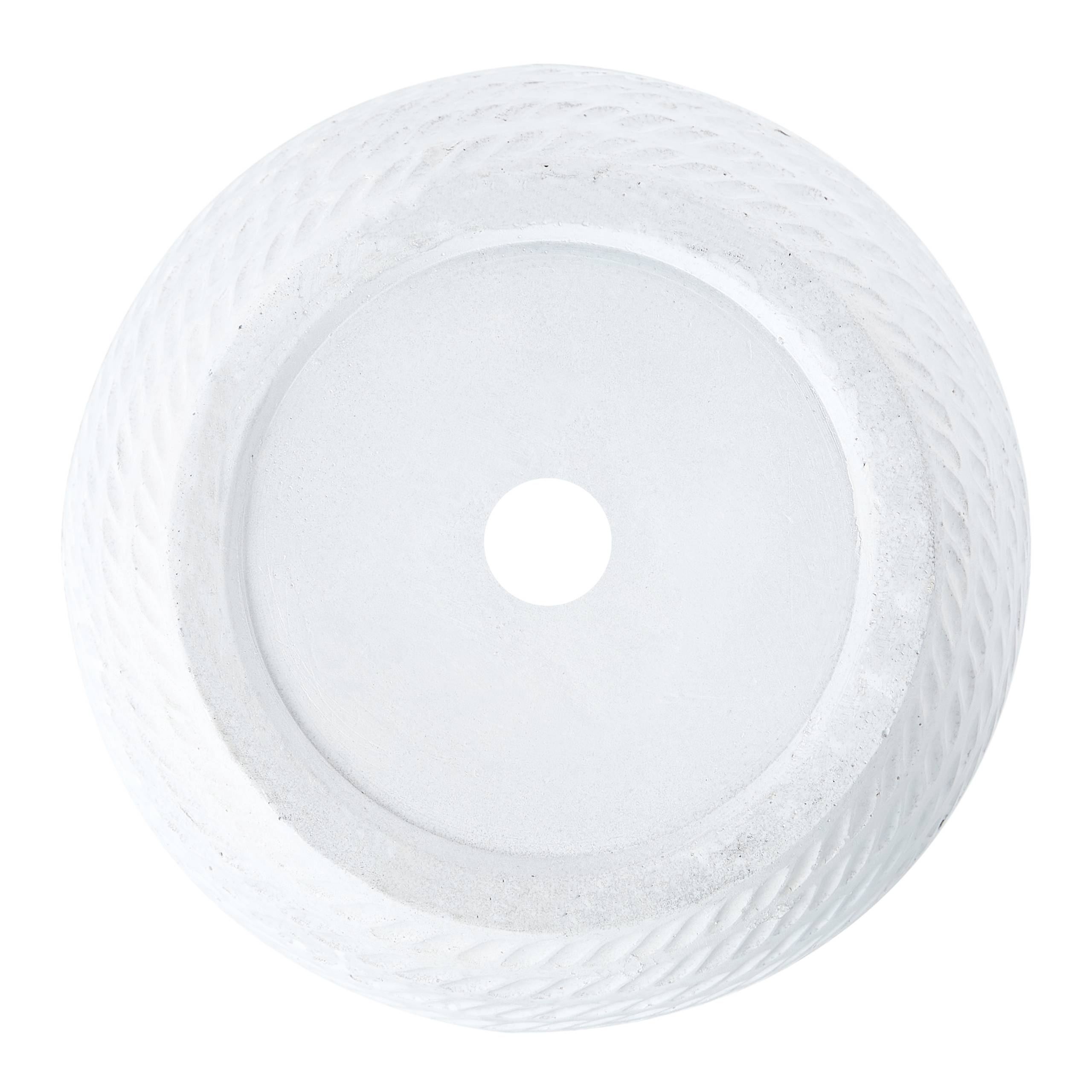 Beliani - Cache-pot d'extérieur Fibre d'argile Blanc cassé LIVADIA - Beliani - Image 5